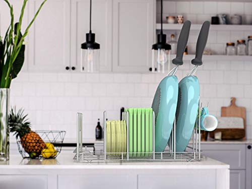 Food Container Lid Organizer, Metal Lid Storage Organizer - Image 8