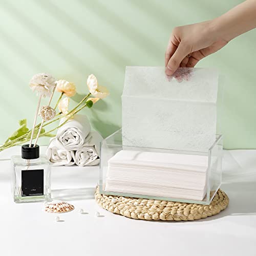 Acrylic Dryer Sheet Holder, Dryer Sheet Dispenser with Lid, Clear - Image 7
