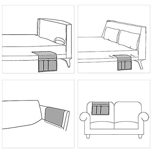 HAOMAIJIA Sofa Armrest Organizer, Remote Control Holder - Image 8