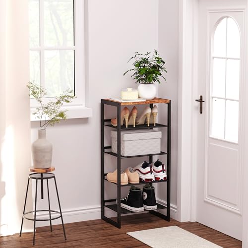 CHEMPFR Narrow 5-Tier Shoe Rack, Slim Space-Saving Shelf - Image 7