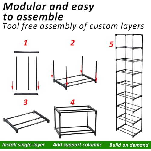 2 Pack 3D Printer Filament Storage Rack, 6-Tier | Home Organization - Image 8