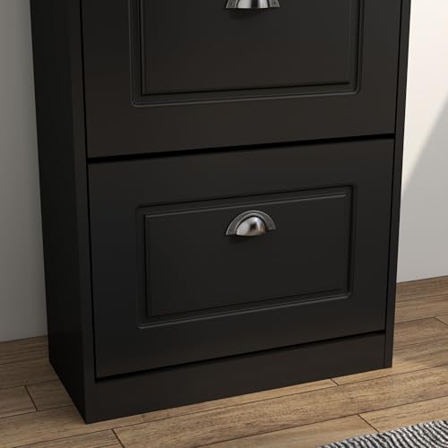 Panana Narrow Shoe Storage Cabinet, Freestanding Shoe Rack - Image 8