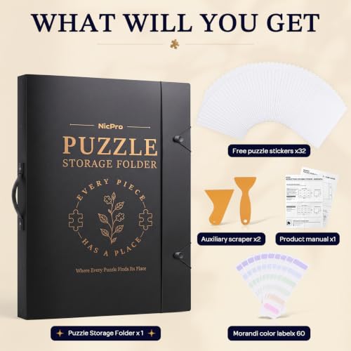 Nicpro Puzzle Storage Folder for 500-1000 Pieces Jigsaws - Image 7
