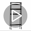 UTEX Behind Toilet Bathroom Organizer, 3-Tier Wood Ladder Shelf - Image 8