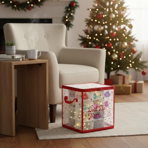2-Pack Christmas Ornament Organizer Box | Home Organization - Image 7