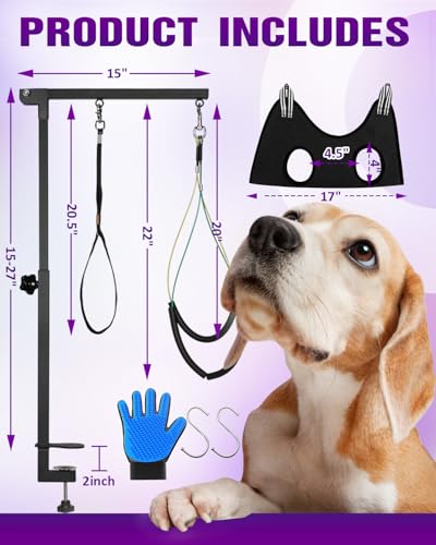 Adjustable Dog Grooming Arm with Clamp Dog Grooming | Pet Essentials - Image 7