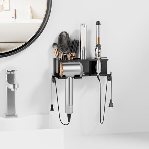 Hair Dryer Holder Hot Tools Organizer, Blow Dryer Holder - Image 8