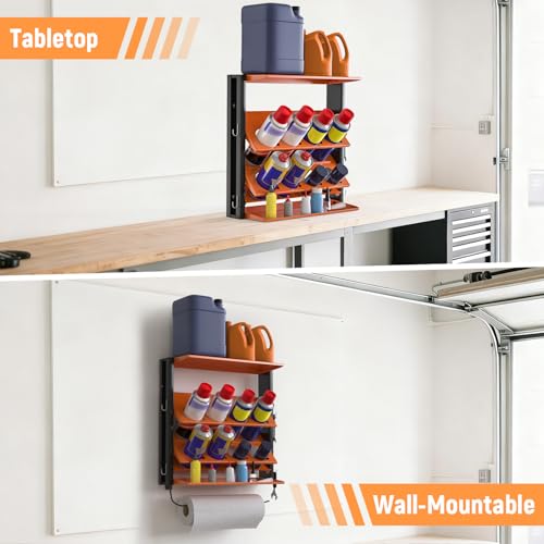 Spray Bottle Holder Wall-Mounted, Aerosol Spray Can Holder - Image 7