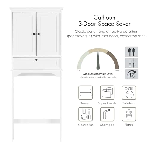 Spirich Bathroom Over the Toilet Storage Cabinet - Image 7