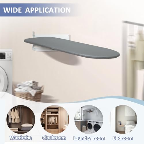 VerRich Foldable Wall Mounted Ironing Board 36” x | Laundry & Clothing - Image 8