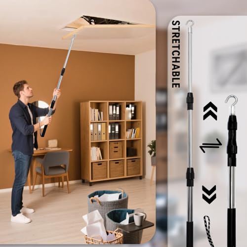 Attic Ladder Pull Down System,Attic Pull Down Hook | Garage Storage - Image 7