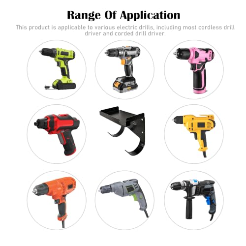 Heavy Duty Drill Holder Wall Mount, Steel Drill Holder & - Image 8