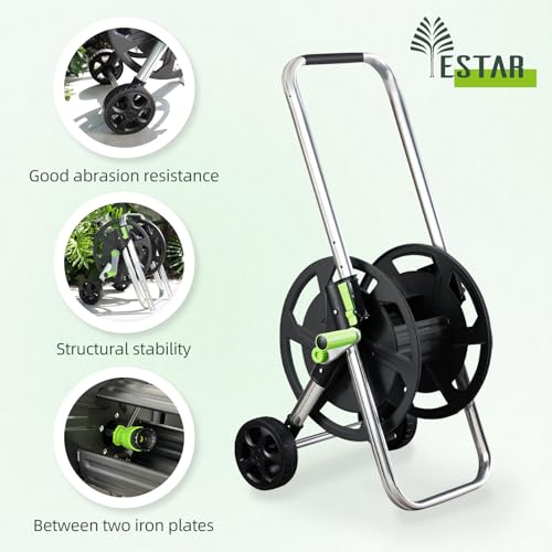 Garden Hose Reel Cart, Holds 75-150 Feet of 5/8" Hose - Image 7