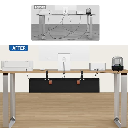 Zilink Under Desk Management Tray Desk Cable Organiz - Image 7