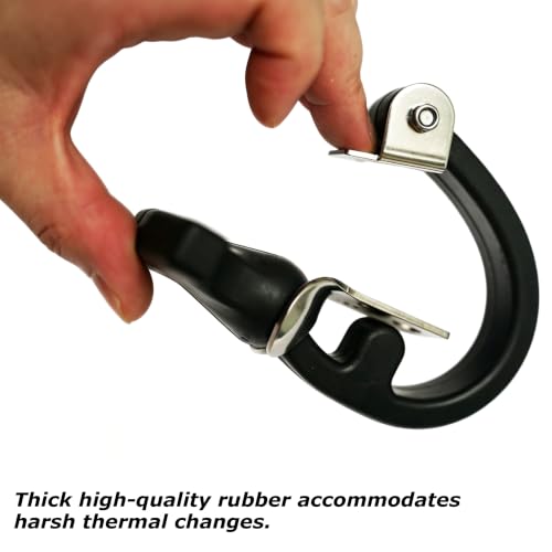 Trash Can Lock for Animals Heavy Duty Rubber T Grip Latch - Image 8