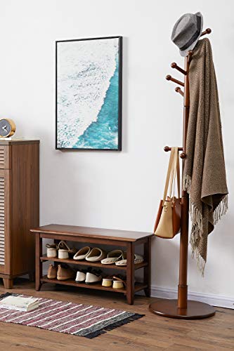 XKZG Shoe Rack Bench Wooden Shoe Storage Bench Entryway - Image 8