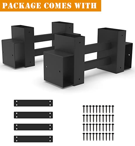 Outdoor Firewood Rack Brackets Kit for Fire Wood Pile - Image 8
