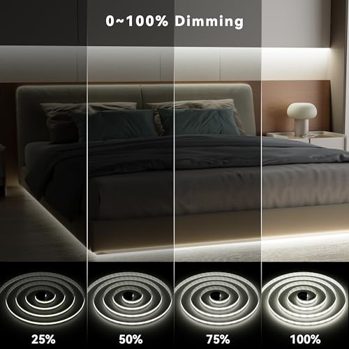 PAUTIX CCT COB LED Strip Light White Tunable 3200LEDs,CRI90+ - Image 8