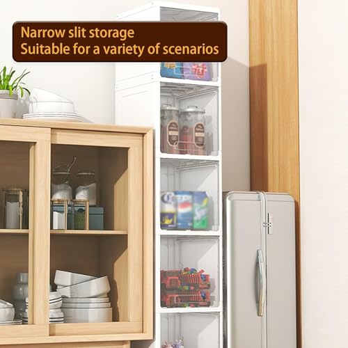 Narrow Bathroom Storage Cabinet - Slim Storage Solution - Image 8