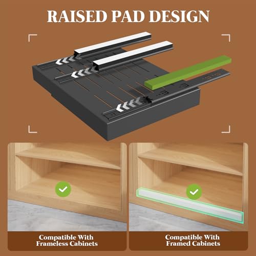 Seinloes 4 Pack Expandable Pull Out Cabinet Organize | Pull Out Organi - Image 3