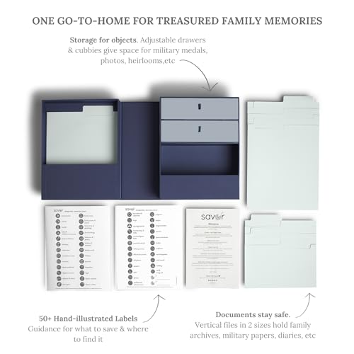Savor | Family Archives Keepsake Organizer | Keep | Home Organization - Image 7