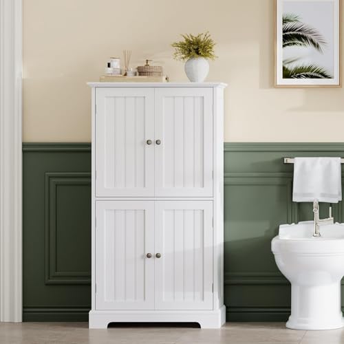 ChooChoo Bathroom Floor Cabinet with Adjustable Shelves - Image 7