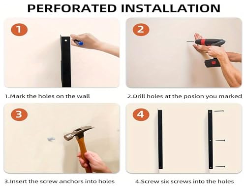 Garden Tool Storage Rack, Wall Mounted Garage Organizer - Image 7