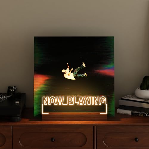 CoolGift Mart Now Playing Vinyl Record Stand, Light up Record - Image 7