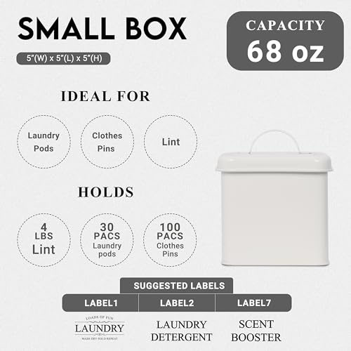 ZOES HOMEWARE 3-Set Laundry Room Organization and Storage - Image 7