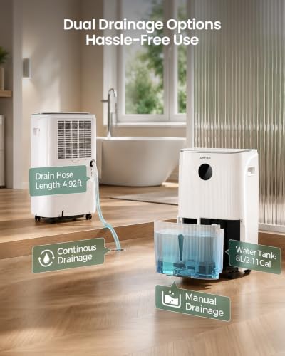 ZAFRO Energy Star 2025 Smart Dehumidifier, 7500 Sq.Ft - Image 7