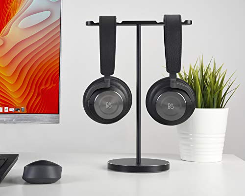 Dual Aluminum Headphones Stand Holder, Showcase Multi - Image 8