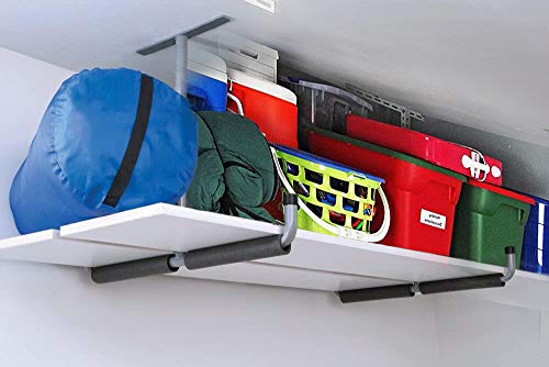 Overhead Garage Storage Hooks, Heavy Duty Ceiling Mount Rack - Image 7