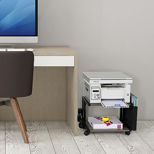 BTY Printer Stand Under Desk Printer Table with Storage - Image 8
