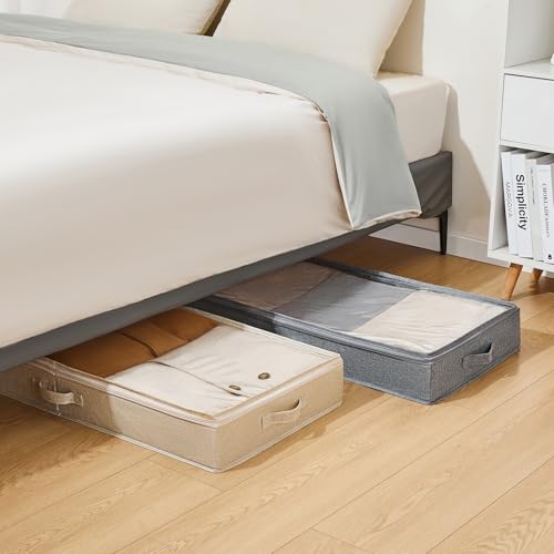 Berdeng 3 Pack Under Bed Storage Containers, Low Profile - Image 7