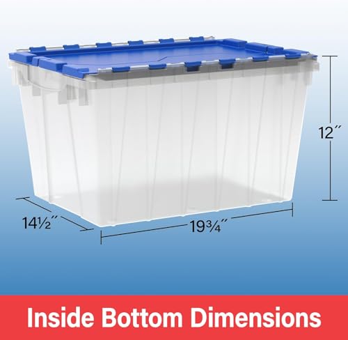 Akro-Mils 66486RDGRN 12-Gallon Plastic Stackable Storage - Image 7