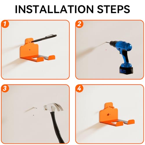 Garage Organizer Trimmer Rack,Garden Power Tool Hanger - Image 7