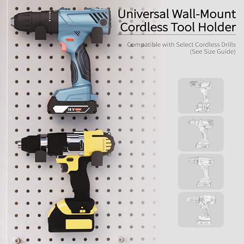 Drill Holder, Heavy Duty Steel Drill Dock Wall Mount - Image 7