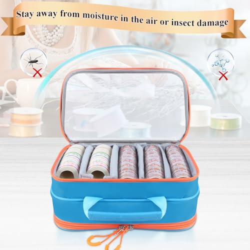 Washi Tape Box Organizer Bag,Transparent Divider Container - Image 7
