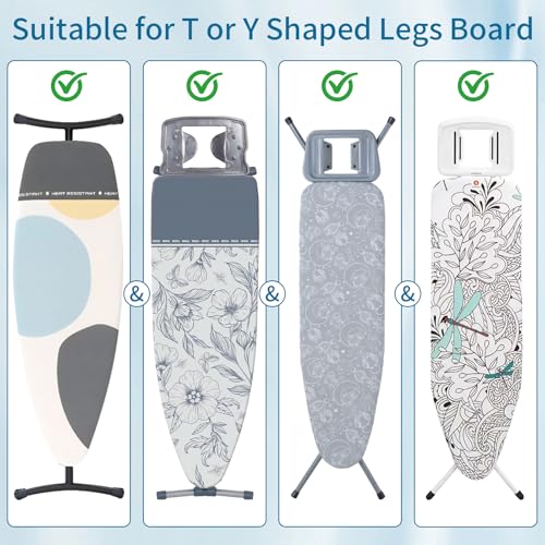 Ironing Board Hanger Wall Mount with Rustic Wood Shelf - Image 8