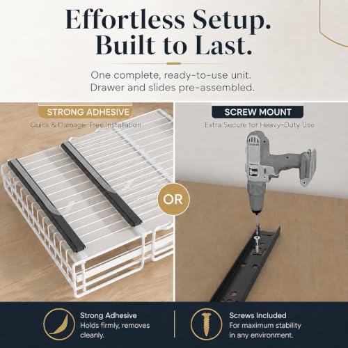 Pull Out Cabinet Organizer, Adjustable Kitchen Sliding Shelf - Image 8