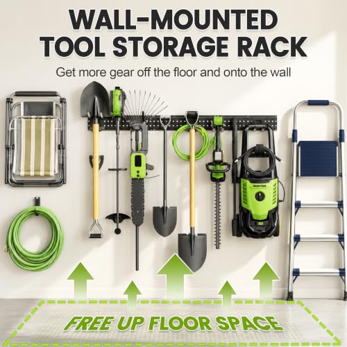 Garage Tool Organizer Wall Mount, 49.5 Inch Heavy Duty - Image 7