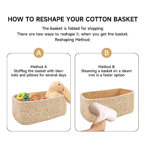 MiniArk Small Storage Baskets for Organizing | Closet Organizer - Image 8