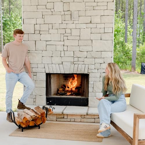Firewood Rack Outdoor and Indoor Firewood Storage | Home Organization - Image 7