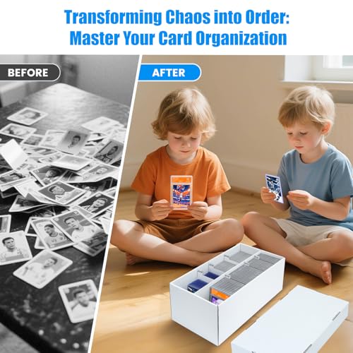 2 Pack Trading Card Storage Box - 2 Rows Graded Card Case - Image 7