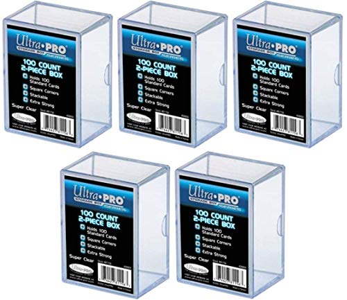Ultra Pro Pack of 5 - 100 Count 2 Piece Storage Box - Image 3