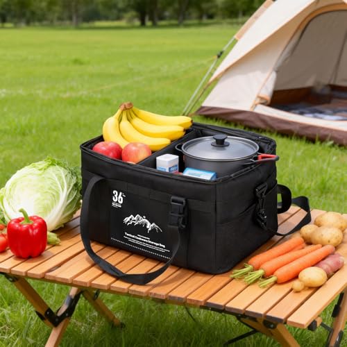 Camping Bag 36L Tactical Camp Kitchen Organizer, Cutting Board - Image 8