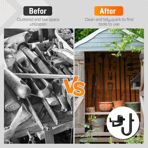 6Pcs Storage Shed Hooks Compatible with Suncast Shed - Image 8