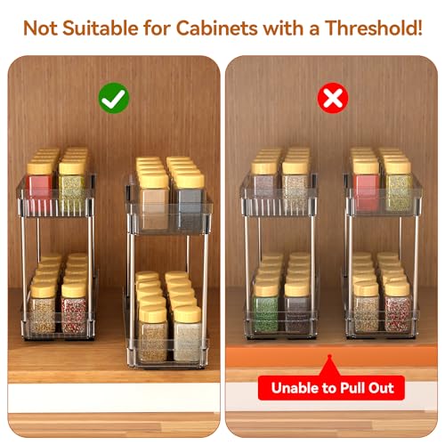 DABIGE 2 Pack Pull Out Spice Rack Organizer for Cabi | All Products - Image 7