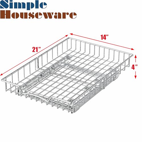 Simple Houseware Under Cabinet Pull Out Sliding Shel | Pull Out Organi - Image 3