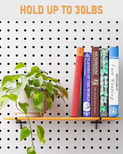 INCLY 60 Pack 2/4/6 Inch Black Pegboard Hooks, 1/4" Heavy Duty - Image 7